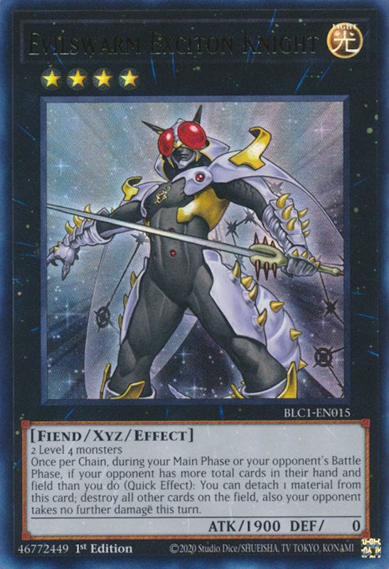 Evilswarm Exciton Knight [BLC1-EN015] Ultra Rare | GnG Games