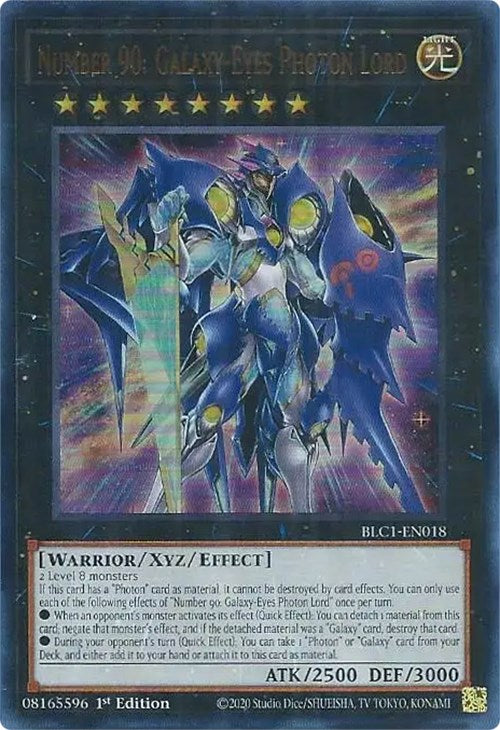 Number 90: Galaxy-Eyes Photon Lord [BLC1-EN018] Ultra Rare | GnG Games