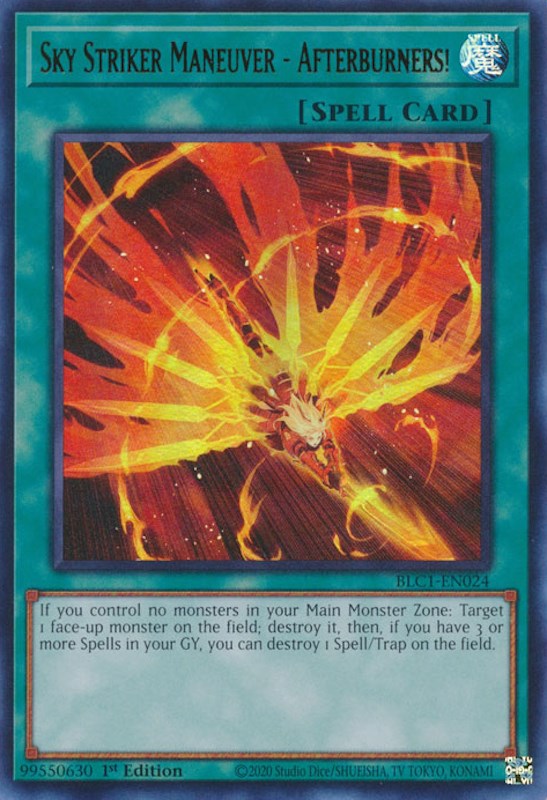 Sky Striker Maneuver - Afterburners! [BLC1-EN024] Ultra Rare | GnG Games