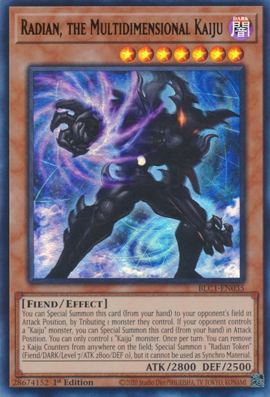 Radian, the Multidimensional Kaiju [BLC1-EN035] Ultra Rare | GnG Games