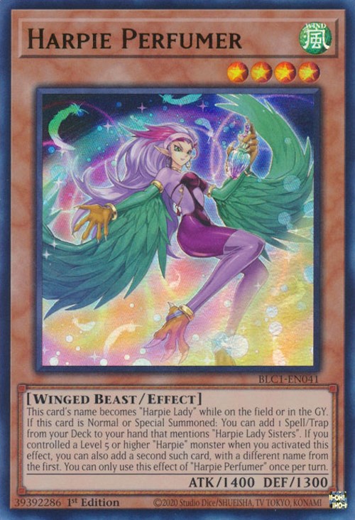Harpie Perfumer [BLC1-EN041] Ultra Rare | GnG Games