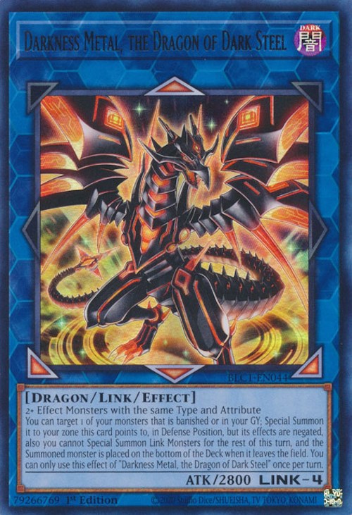 Darkness Metal, the Dragon of Dark Steel [BLC1-EN044] Ultra Rare | GnG Games