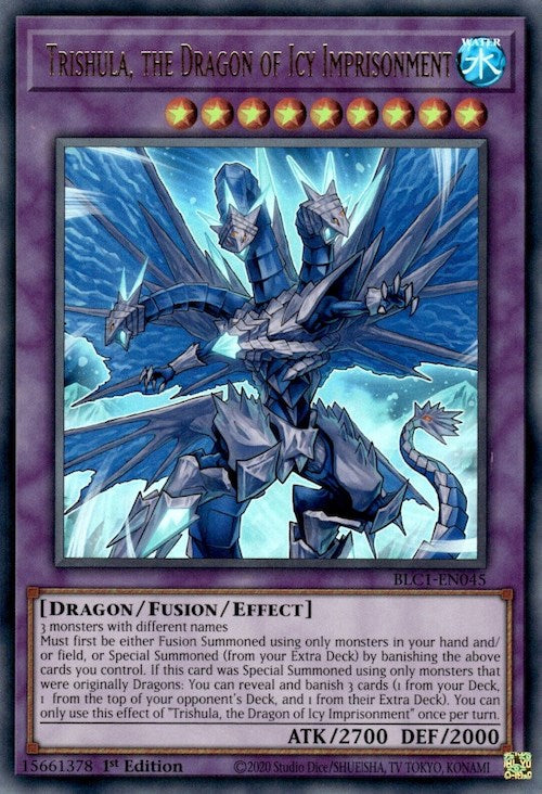 Trishula, the Dragon of Icy Imprisonment [BLC1-EN045] Ultra Rare | GnG Games