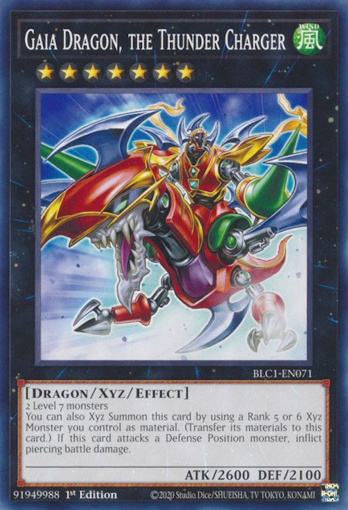 Gaia Dragon, the Thunder Charger [BLC1-EN071] Common | GnG Games