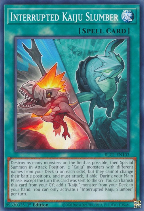 Interrupted Kaiju Slumber [BLC1-EN103] Common | GnG Games