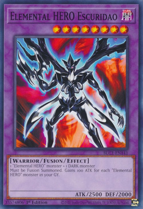 Elemental HERO Escuridao [BLC1-EN141] Common | GnG Games
