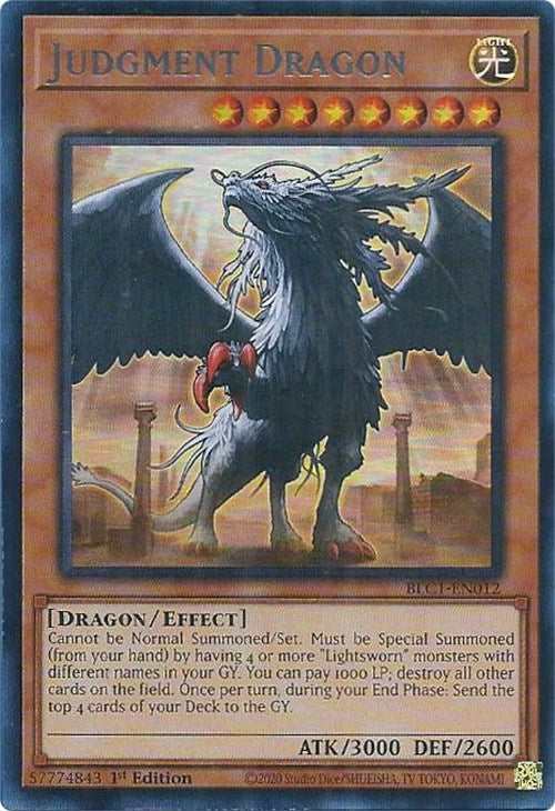 Judgment Dragon (Silver) [BLC1-EN012] Ultra Rare | GnG Games