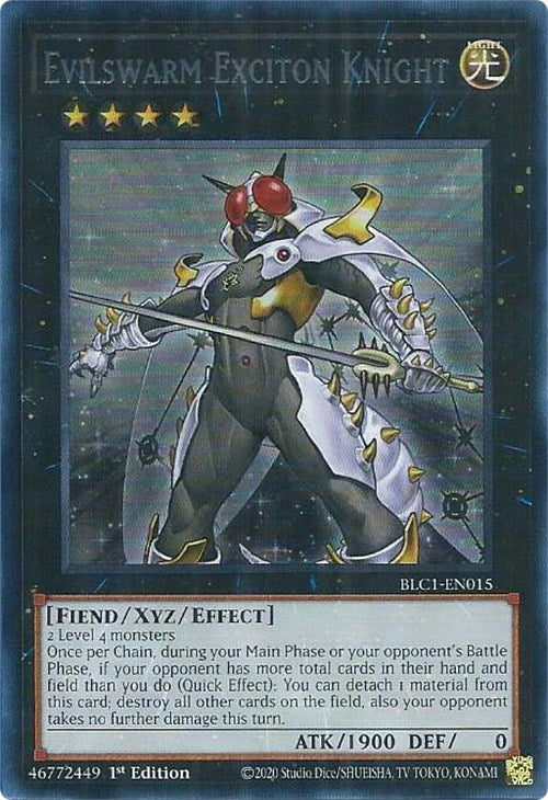 Evilswarm Exciton Knight (Silver) [BLC1-EN015] Ultra Rare | GnG Games