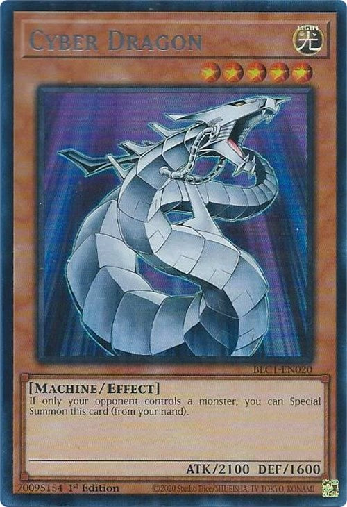 Cyber Dragon (Silver) [BLC1-EN020] Ultra Rare | GnG Games