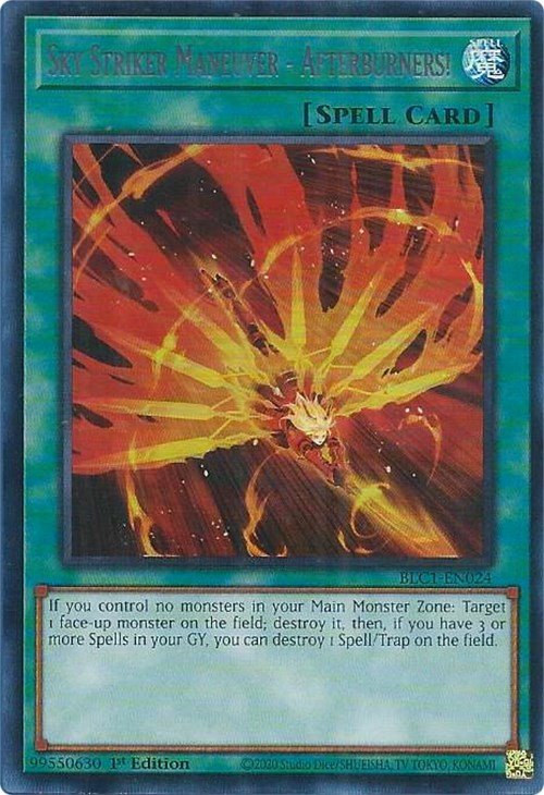 Sky Striker Maneuver - Afterburners! (Silver) [BLC1-EN024] Ultra Rare | GnG Games