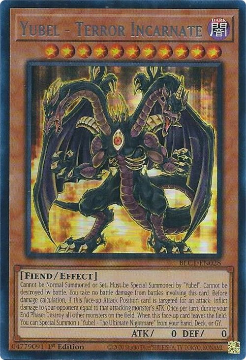 Yubel - Terror Incarnate (Silver) [BLC1-EN028] Ultra Rare | GnG Games