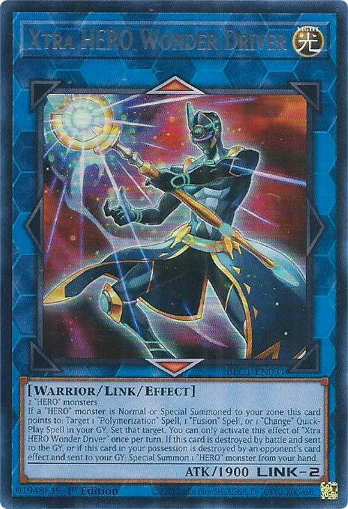 Xtra HERO Wonder Driver (Silver) [BLC1-EN031] Ultra Rare | GnG Games