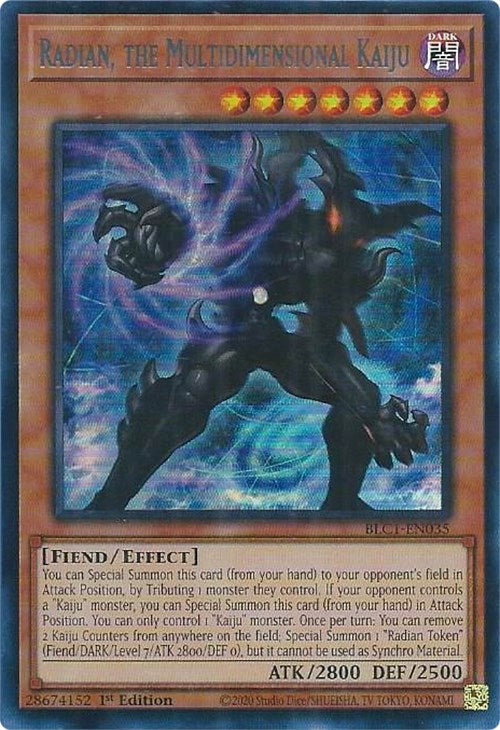 Radian, the Multidimensional Kaiju (Silver) [BLC1-EN035] Ultra Rare | GnG Games