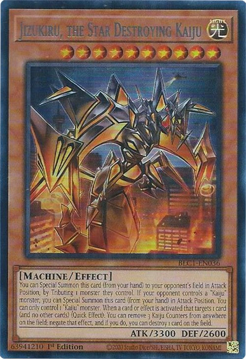 Jizukiru, the Star Destroying Kaiju (Silver) [BLC1-EN036] Ultra Rare | GnG Games