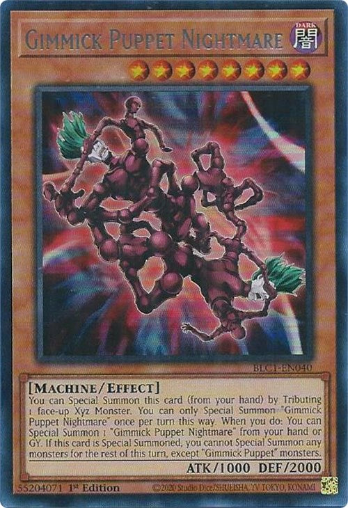 Gimmick Puppet Nightmare (Silver) [BLC1-EN040] Ultra Rare | GnG Games