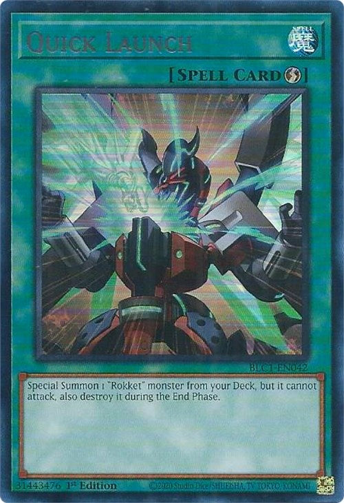 Quick Launch (Silver) [BLC1-EN042] Ultra Rare | GnG Games