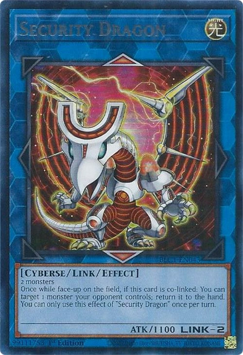 Security Dragon (Silver) [BLC1-EN043] Ultra Rare | GnG Games