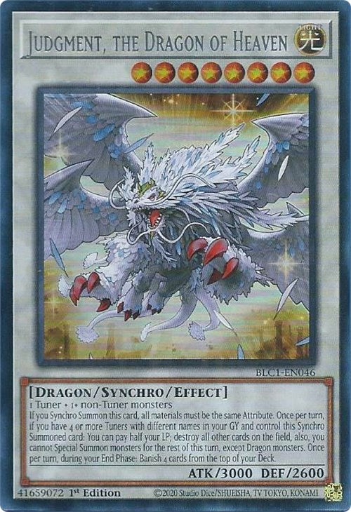 Judgment, the Dragon of Heaven (Silver) [BLC1-EN046] Ultra Rare | GnG Games