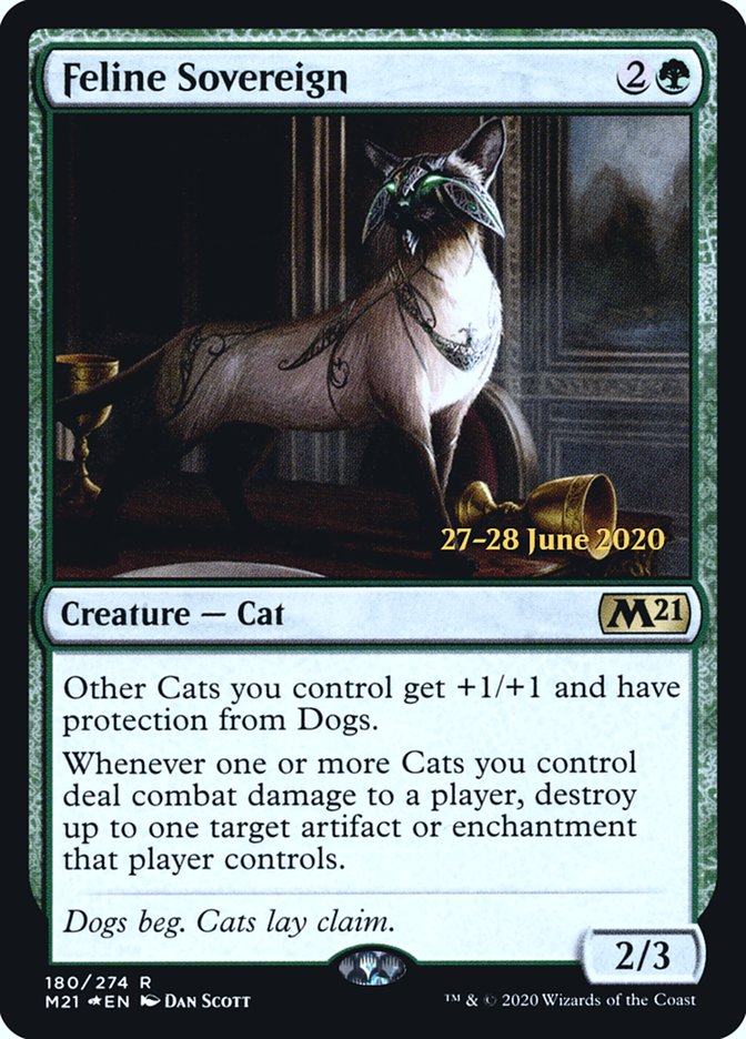 Feline Sovereign  [Core Set 2021 Prerelease Promos] | GnG Games