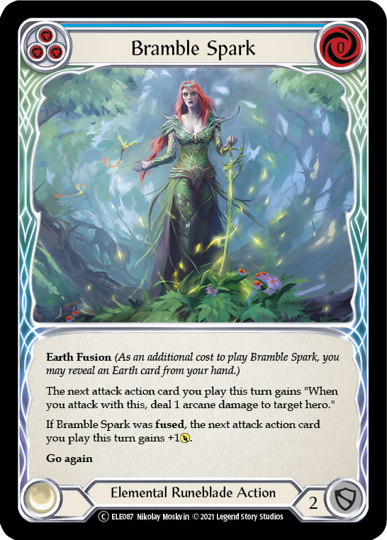 Bramble Spark (Blue) [U-ELE087] Unlimited Rainbow Foil | GnG Games