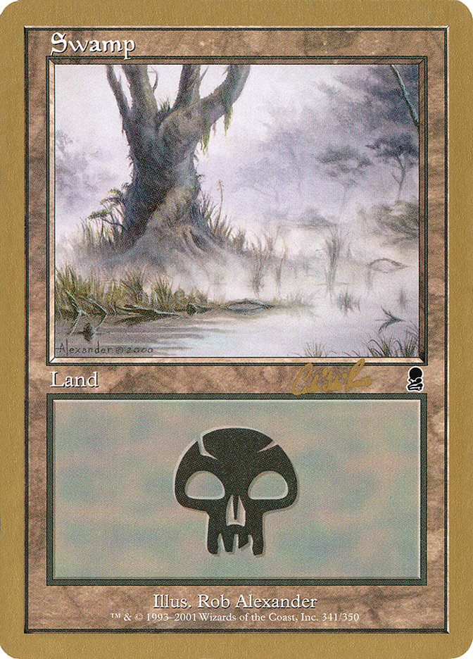 Swamp (cr341) (Carlos Romao) [World Championship Decks 2002] | GnG Games