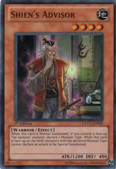 Shien's Advisor [EXVC-EN029] Super Rare | GnG Games