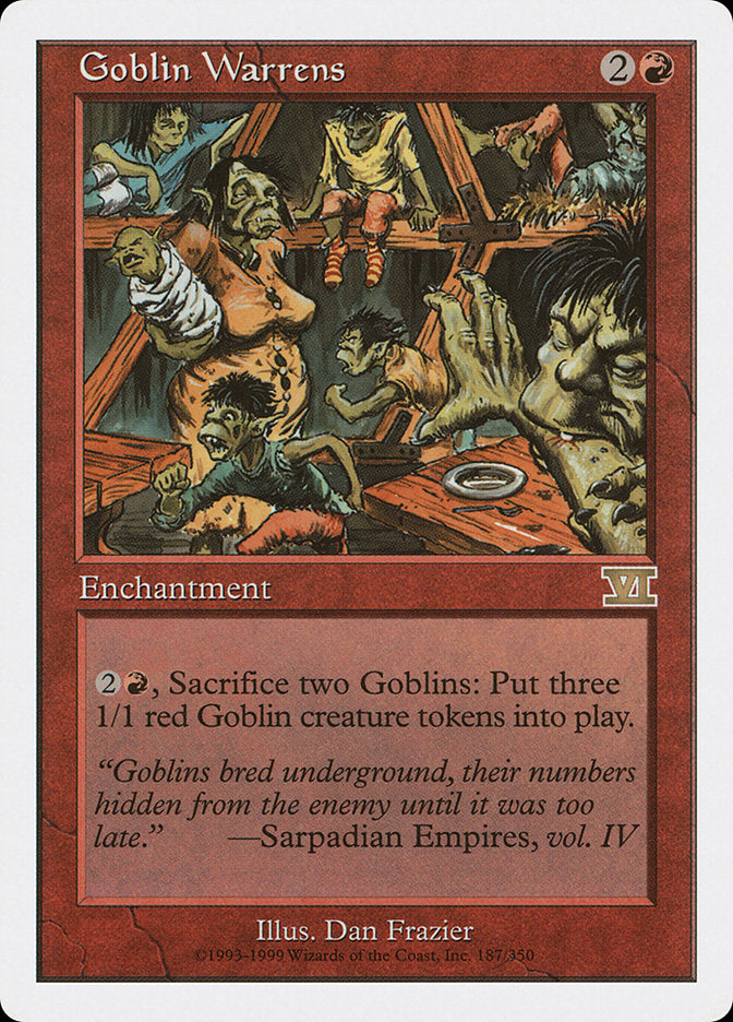 Goblin Warrens [Classic Sixth Edition] | GnG Games