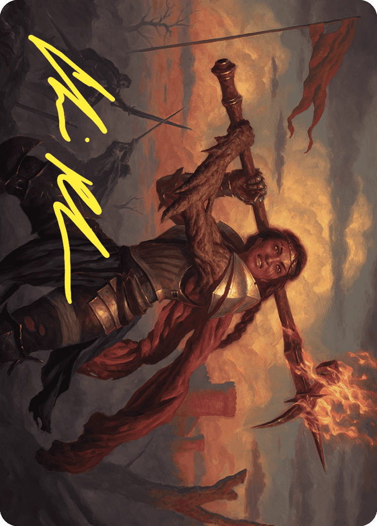 Imodane, the Pyrohammer Art Card (Gold-Stamped Signature) [Wilds of Eldraine Art Series] | GnG Games