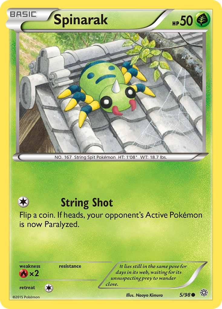 Spinarak (5/98) [XY: Ancient Origins] | GnG Games