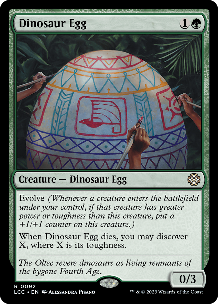 Dinosaur Egg [The Lost Caverns of Ixalan Commander] | GnG Games