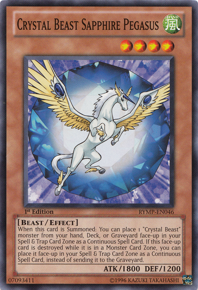 Crystal Beast Sapphire Pegasus [RYMP-EN046] Common | GnG Games