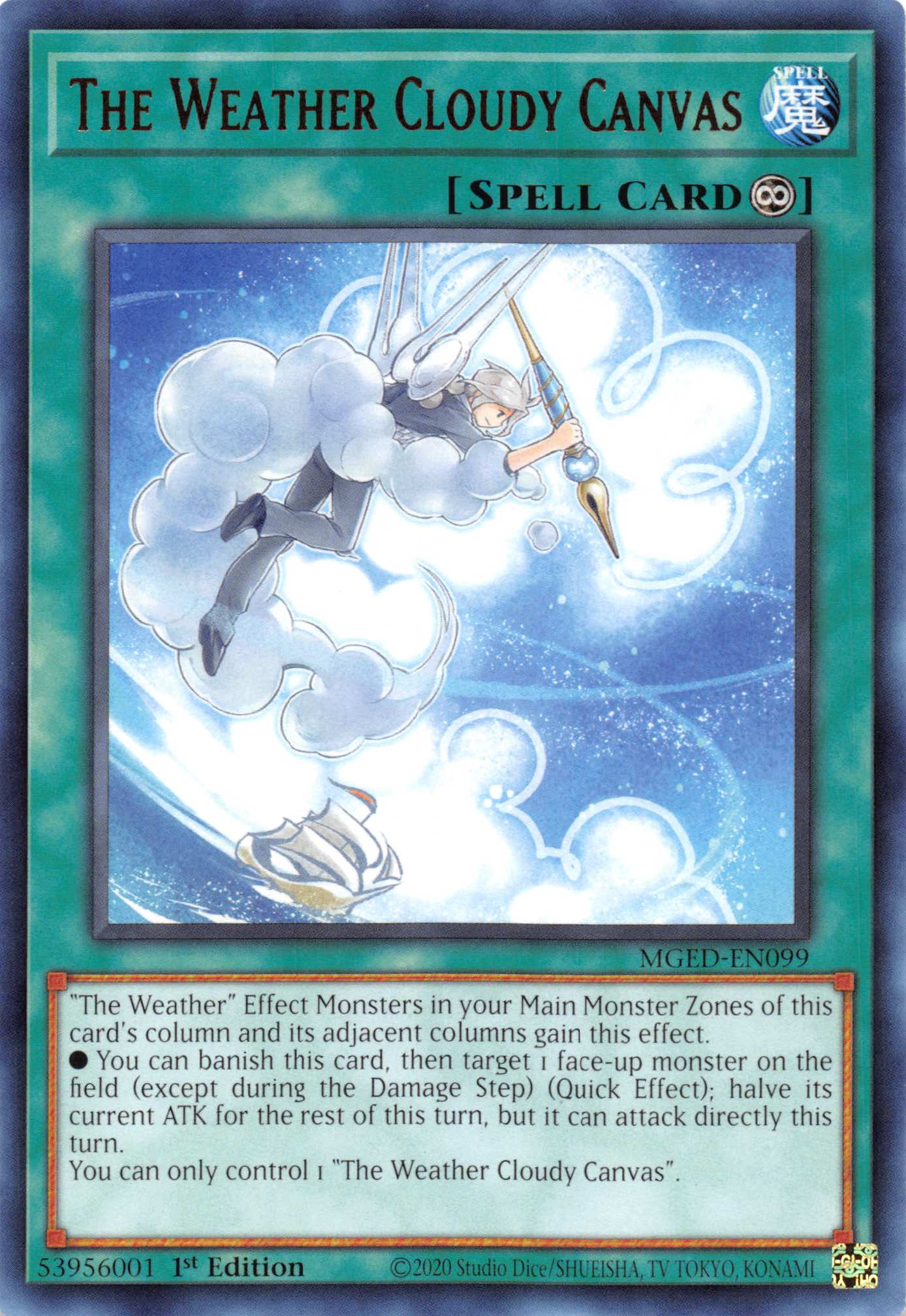 The Weather Cloudy Canvas [MGED-EN099] Rare | GnG Games
