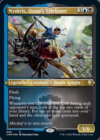 Nymris, Oona's Trickster (Foil Etched) [Commander Legends] | GnG Games