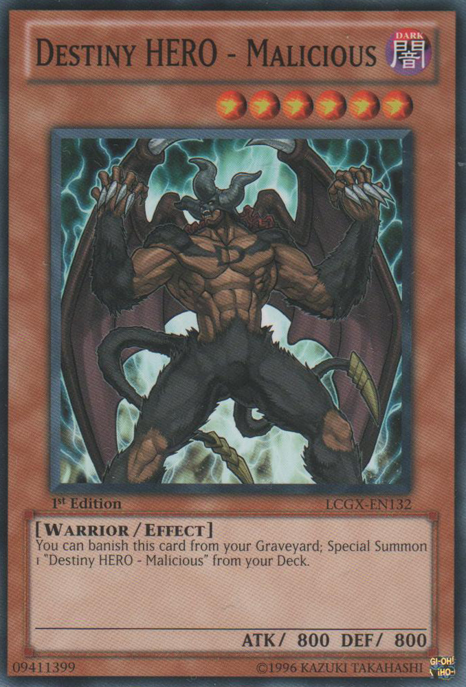 Destiny HERO - Malicious [LCGX-EN132] Common | GnG Games