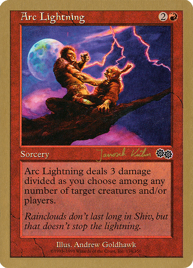 Arc Lightning (Janosch Kuhn) [World Championship Decks 2000] | GnG Games