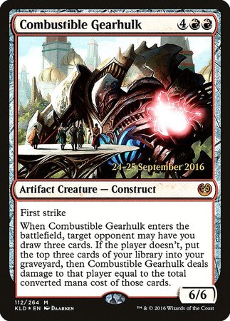 Combustible Gearhulk [Kaladesh Promos] | GnG Games