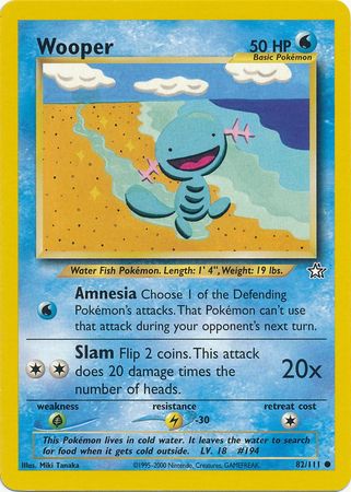 Wooper (82/111) [Neo Genesis Unlimited] | GnG Games