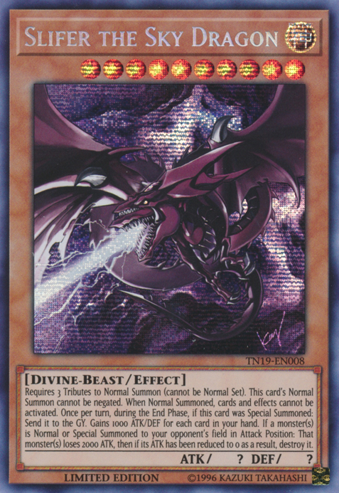 Slifer the Sky Dragon [TN19-EN008] Prismatic Secret Rare | GnG Games