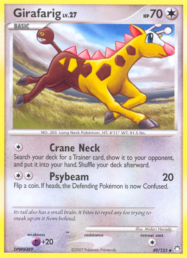 Girafarig (49/123) [Diamond & Pearl: Mysterious Treasures] | GnG Games