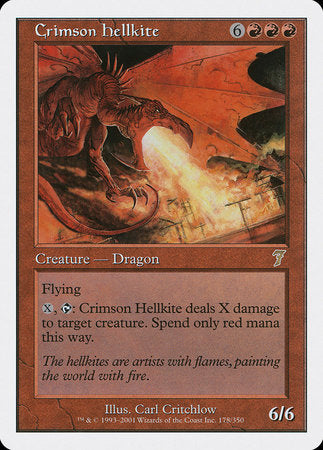 Crimson Hellkite [Seventh Edition] | GnG Games