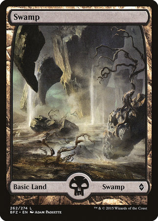 Swamp (262) - Full Art [Battle for Zendikar] | GnG Games