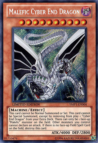 Malefic Cyber End Dragon [YMP1-EN004] Secret Rare | GnG Games