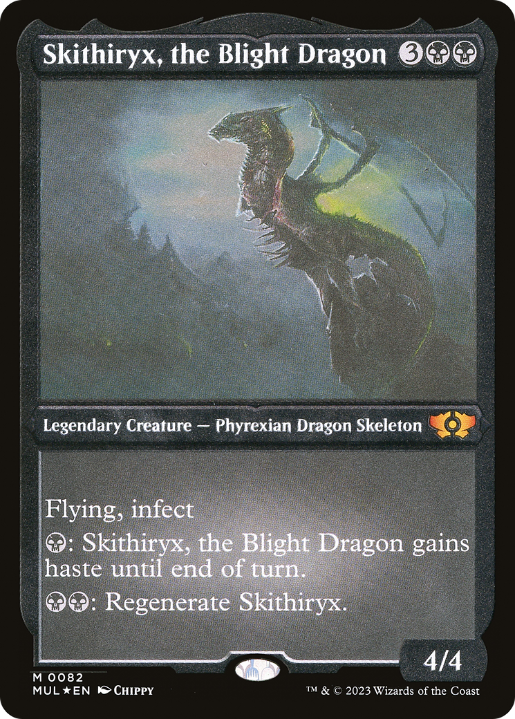 Skithiryx, the Blight Dragon (Foil Etched) [Multiverse Legends] | GnG Games