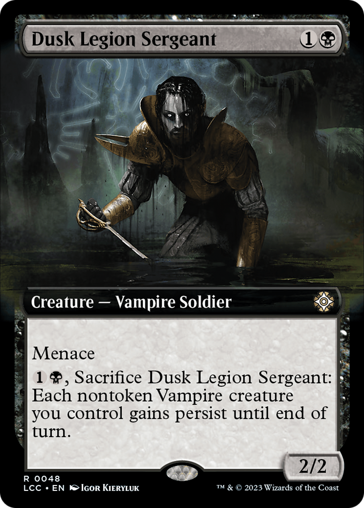 Dusk Legion Sergeant (Extended Art) [The Lost Caverns of Ixalan Commander] | GnG Games