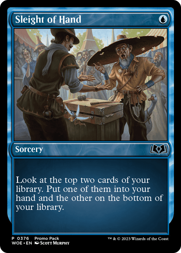 Sleight of Hand (Promo Pack) [Wilds of Eldraine Promos] | GnG Games