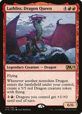 Lathliss, Dragon Queen [Core Set 2019] | GnG Games