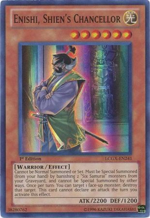 Enishi, Shien's Chancellor [LCGX-EN241] Super Rare | GnG Games