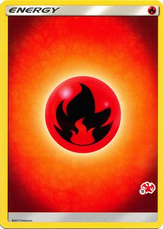 Fire Energy (Charizard Stamp #11) [Battle Academy 2020] | GnG Games