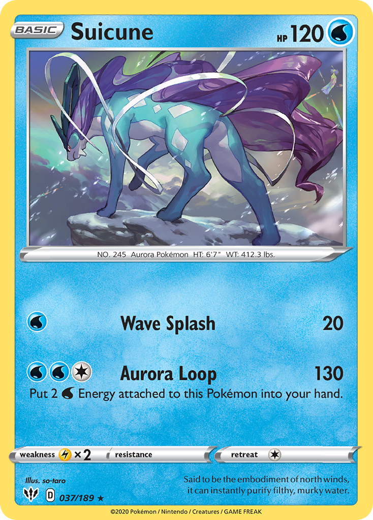 Suicune (037/189) [Sword & Shield: Darkness Ablaze] | GnG Games