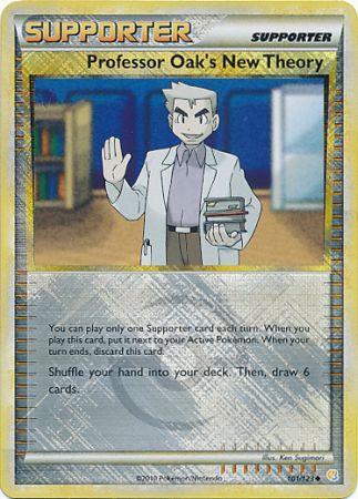 Professor Oak's New Theory (101/123) (League Promo) [HeartGold & SoulSilver: Base Set] | GnG Games